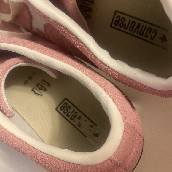 Converse OneStar Low 159492C LeatherSuede Skate Sneakers Men9 Women11 Pink White - Picture 4 of 11